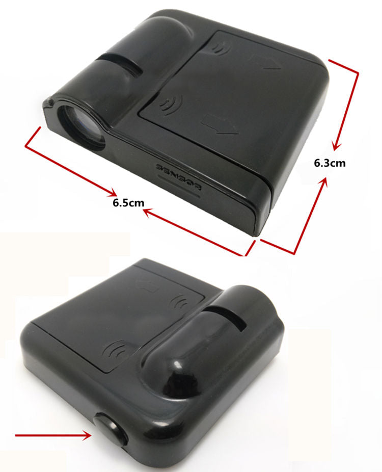 Led sottoporta sotto porta cortesia per tutte le auto con logo della propria auto a batterie e con sensore di apertura . Facili da montare