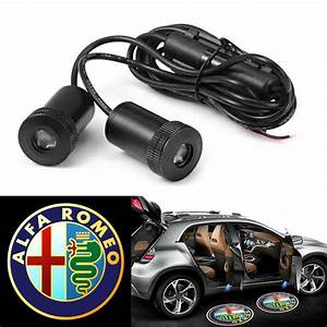 Led Sottoporta Cortesia Con Logo Per Tutte Le Auto Con Alimentazione 12v